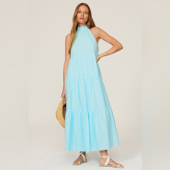 Trina Turk Tiered Sunglasses Maxi Dress - Picture 1 of 9
